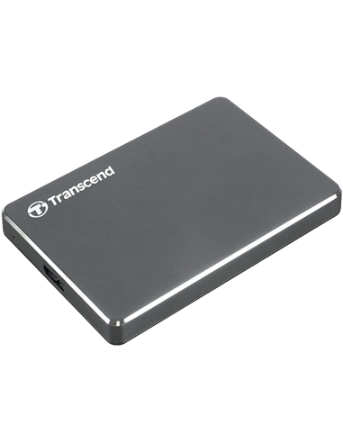 HDD portabil extern Transcend StoreJet 25C3, 1 TB, Iron Gray (TS1TSJ25C3N)