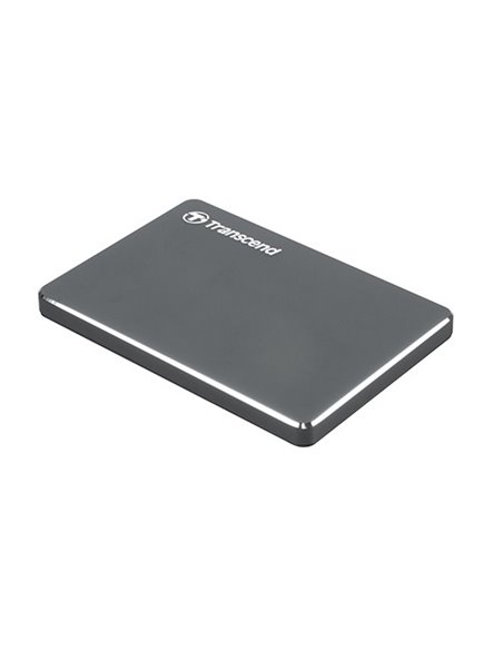 HDD portabil extern Transcend StoreJet 25C3, 1 TB, Iron Gray (TS1TSJ25C3N)