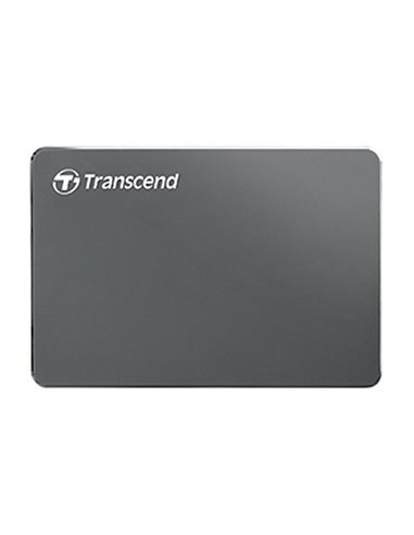 HDD portabil extern Transcend StoreJet 25C3, 1 TB, Iron Gray (TS1TSJ25C3N)