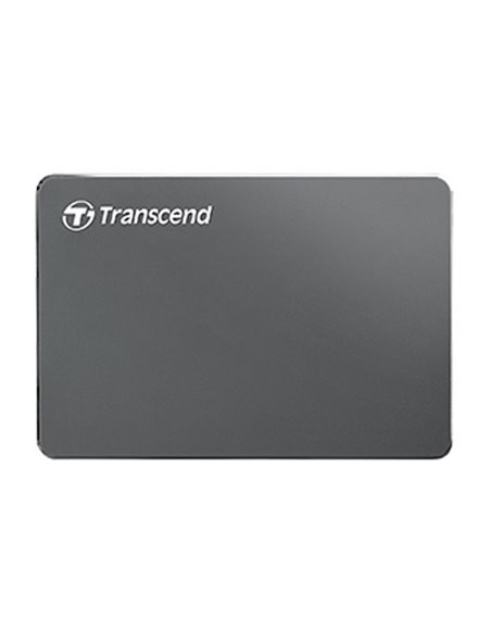 HDD portabil extern Transcend StoreJet 25C3, 1 TB, Iron Gray (TS1TSJ25C3N)
