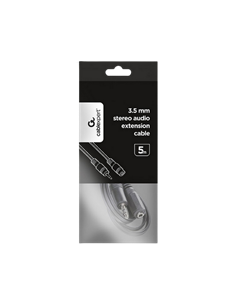 Cablu audio Cablexpert CCA-423-2M, 3.5mm 3-pin (F) - 3.5mm 3-pin (M), 2m, Negru 2
