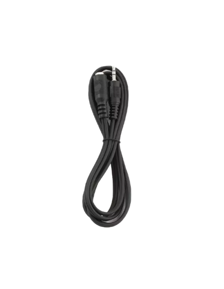Аудиокабель Cablexpert CCA-423-2M, 3.5mm 3-pin (F) - 3.5mm 3-pin (M), 2м, Чёрный