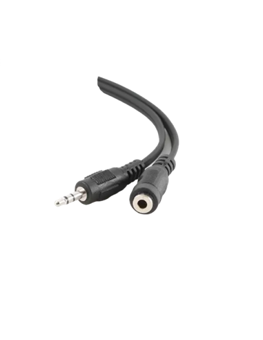 Cablu audio Cablexpert CCA-423-2M, 3.5mm 3-pin (F) - 3.5mm 3-pin (M), 2m, Negru