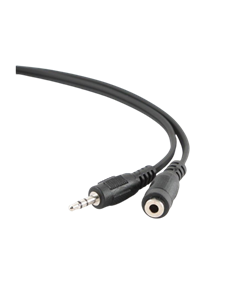 Cablu audio Cablexpert CCA-423-3M, 3.5mm 3-pin (F) - 3.5mm 3-pin (M), 3m, Negru 2