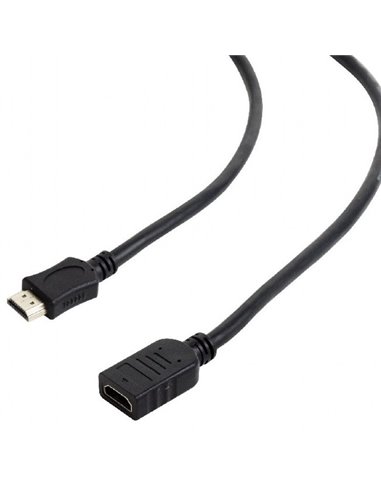 Видео кабель Cablexpert CC-HDMI4X-0.5M, HDMI (M) - HDMI (F), 0,5м, Чёрный