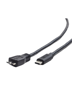 Кабель для зарядки и синхронизации Cablexpert CCP-USB3-mBMCM-1M, USB Type-C/micro-USB, 1м, Чёрный 2