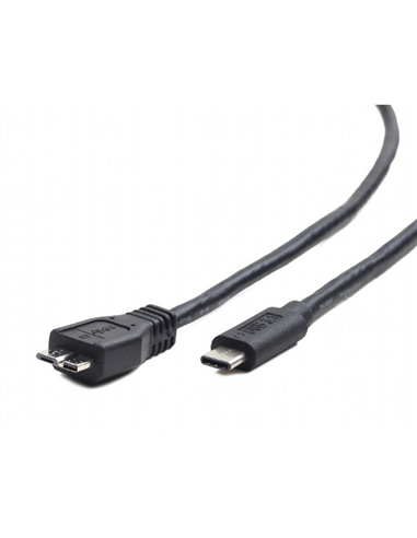 Кабель для зарядки и синхронизации Cablexpert CCP-USB3-mBMCM-1M, USB Type-C/micro-USB, 1м, Чёрный