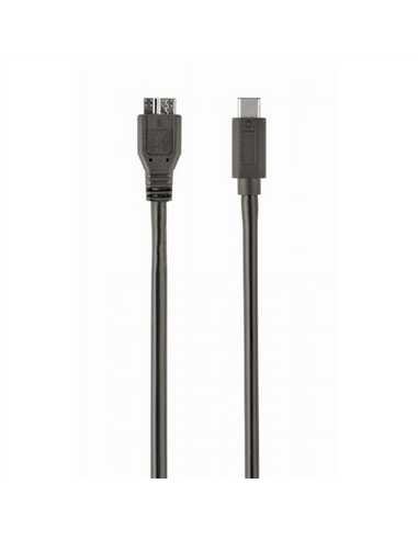 Кабель для зарядки и синхронизации Cablexpert CCP-USB3-mBMCM-1M, USB Type-C/micro-USB, 1м, Чёрный