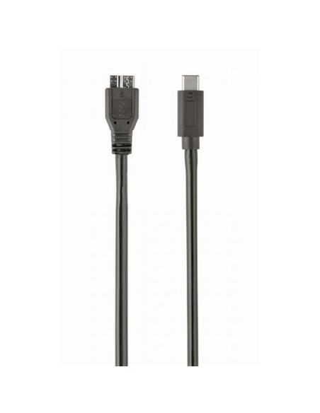 Cablu încărcare și sincronizare Cablexpert CCP-USB3-mBMCM-1M, USB Type-C/micro-USB, 1m, Negru