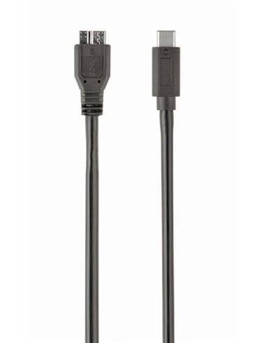 Cablu încărcare și sincronizare Cablexpert CCP-USB3-mBMCM-1M, USB Type-C/micro-USB, 1m, Negru