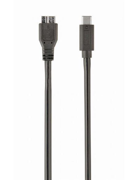 Cablu încărcare și sincronizare Cablexpert CCP-USB3-mBMCM-1M, USB Type-C/micro-USB, 1m, Negru