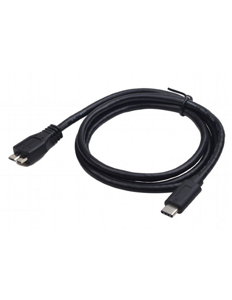 Кабель для зарядки и синхронизации Cablexpert CCP-USB3-mBMCM-1M, USB Type-C/micro-USB, 1м, Чёрный