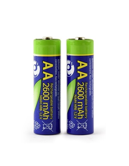 Аккумуляторы Energenie EG-BA-AA26-01, AA, 2600мА·ч, 2шт.