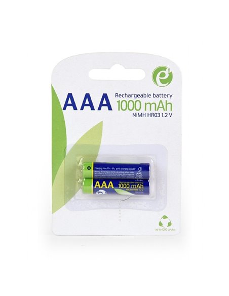 Аккумуляторы Energenie EG-BA-AAA10-01, AAA, 1000мА·ч, 2шт.