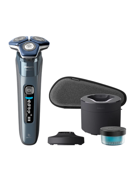 Электробритва мужская Philips S7882/55, Голубой | Серый