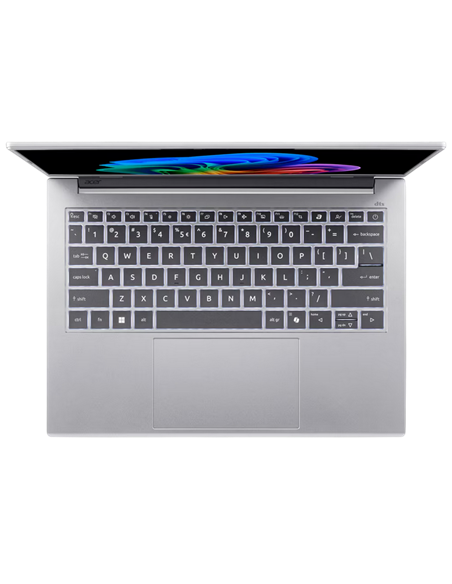 Ноутбук 14" Acer Aspire 14 AI OLED A14-61M, Pure Silver, AMD Ryzen AI 7 350, 32Гб/1024Гб, Linux Ubuntu