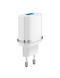 Încărcător Xpower Charger, 1USB, Fast Charge QC3.0, Alb