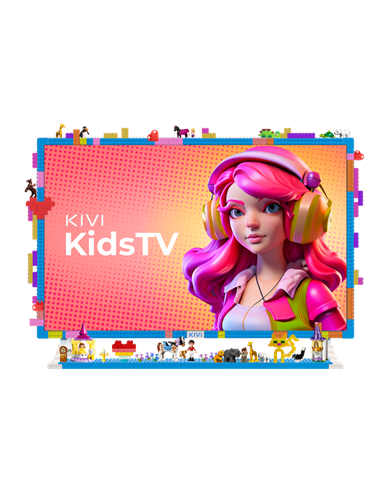 32" LED SMART Телевизор KIVI KidsTV, 1920x1080 FHD, Android TV, Синий