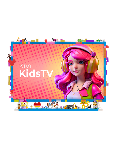 32" LED SMART TV KIVI KidsTV, 1920x1080 FHD, Android TV, Albastru