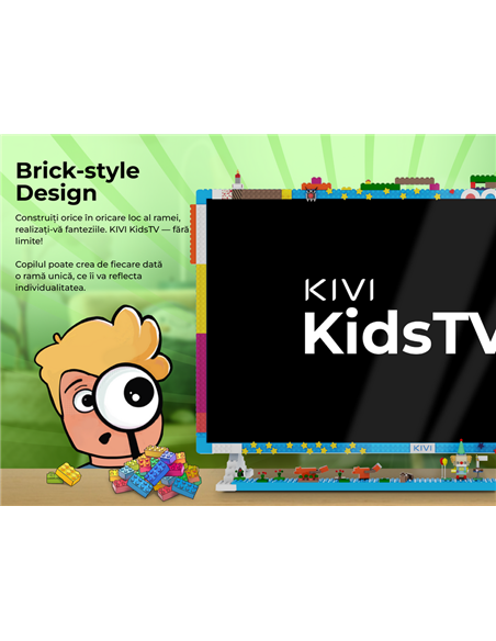 32" LED SMART Телевизор KIVI KidsTV, 1920x1080 FHD, Android TV, Синий