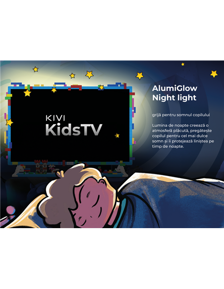 32" LED SMART Телевизор KIVI KidsTV, 1920x1080 FHD, Android TV, Синий