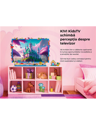 32" LED SMART Телевизор KIVI KidsTV, 1920x1080 FHD, Android TV, Синий