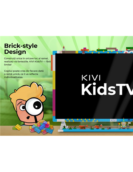32" LED SMART Телевизор KIVI KidsTV, 1920x1080 FHD, Android TV, Синий