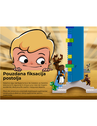 32" LED SMART Телевизор KIVI KidsTV, 1920x1080 FHD, Android TV, Синий