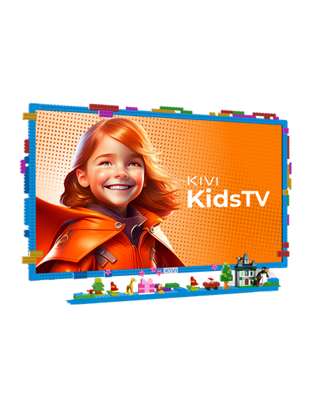 32" LED SMART TV KIVI KidsTV, 1920x1080 FHD, Android TV, Albastru