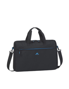 Сумка для ноутбука RivaCase Regent, 15.6", Полиэстер, Чёрный