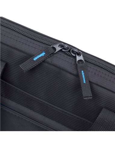 Geantă pentru Laptop RivaCase Regent, 15.6", Poliester, Negru