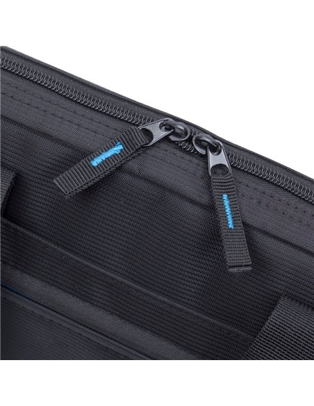 Geantă pentru Laptop RivaCase Regent, 15.6", Poliester, Negru