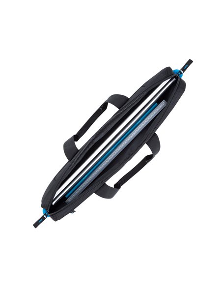 Geantă pentru Laptop RivaCase Regent, 15.6", Poliester, Negru