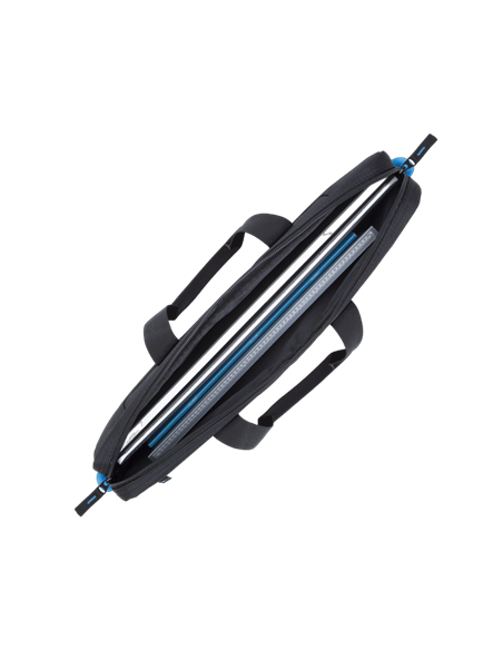 Сумка для ноутбука RivaCase Regent, 15.6", Полиэстер, Чёрный