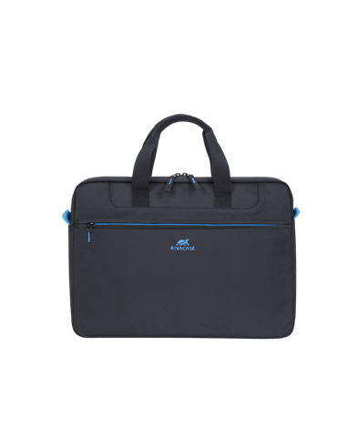 Geantă pentru Laptop RivaCase Regent, 15.6", Poliester, Negru