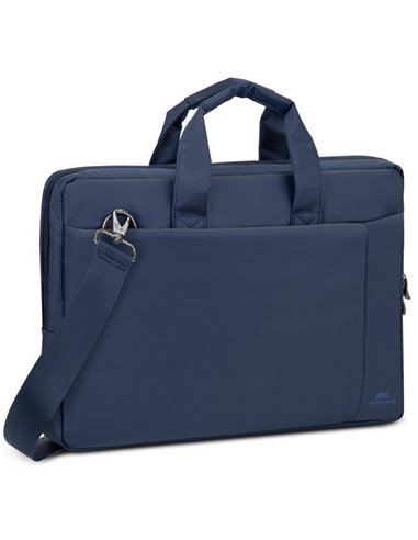 Geantă pentru Laptop Rivacase Central, 15.6", Poliester, Albastru
