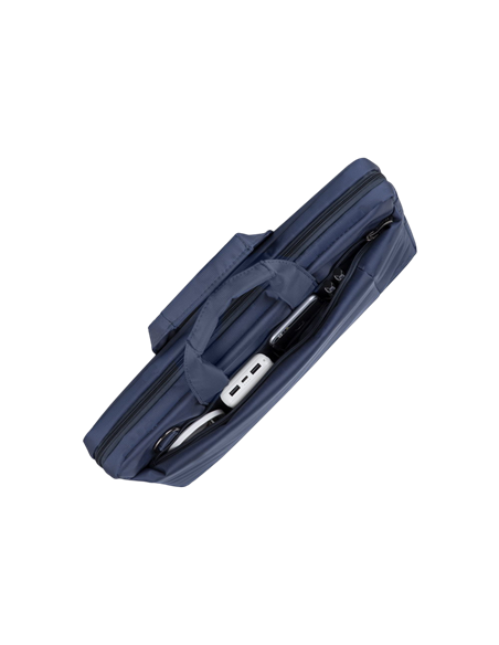 Geantă pentru Laptop Rivacase Central, 15.6", Poliester, Albastru