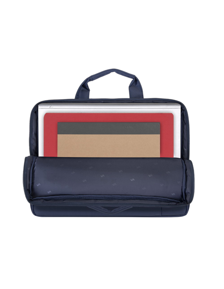 Geantă pentru Laptop Rivacase Central, 15.6", Poliester, Albastru