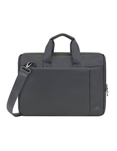 Geantă pentru Laptop Rivacase Central, 15.6", Poliester, Gri 2