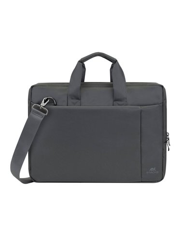 Geantă pentru Laptop Rivacase Central, 15.6", Poliester, Gri