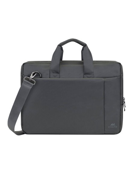 Geantă pentru Laptop Rivacase Central, 15.6", Poliester, Gri