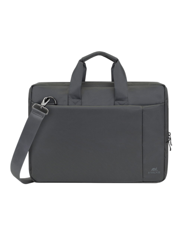 Geantă pentru Laptop Rivacase Central, 15.6", Poliester, Gri