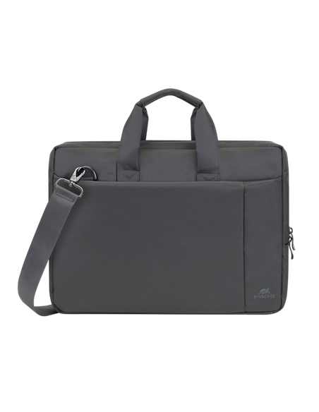 Geantă pentru Laptop Rivacase Central, 15.6", Poliester, Gri