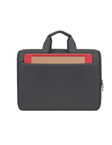 Geantă pentru Laptop Rivacase Central, 15.6", Poliester, Gri