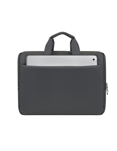 Geantă pentru Laptop Rivacase Central, 15.6", Poliester, Gri