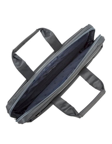 Geantă pentru Laptop Rivacase Central, 15.6", Poliester, Gri