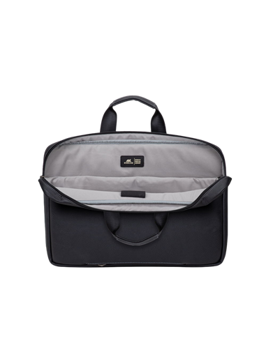 Сумка для ноутбука RivaCase Orly, 16", Полиэстер, Чёрный