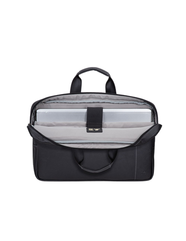 Сумка для ноутбука RivaCase Orly, 16", Полиэстер, Чёрный