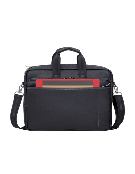 Сумка для ноутбука RivaCase Orly, 16", Полиэстер, Чёрный