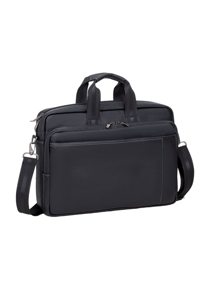 Сумка для ноутбука RivaCase Orly, 16", Полиэстер, Чёрный